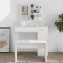 Tocador con espejo blanco brillante 86,5x35x136 cm de vidaXL, Tocadores para dormitorios - Ref: Foro24-802963, Precio: 93,61 ...