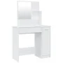 Tocador con espejo blanco brillante 86,5x35x136 cm de vidaXL, Tocadores para dormitorios - Ref: Foro24-802963, Precio: 93,61 ...
