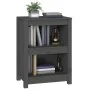 Estantería madera maciza de pino gris 50x35x68 cm de vidaXL, Librerías y estanterías - Ref: Foro24-821701, Precio: 50,78 €, D...
