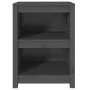 Estantería madera maciza de pino gris 50x35x68 cm de vidaXL, Librerías y estanterías - Ref: Foro24-821701, Precio: 50,78 €, D...