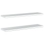 Estantes de pared 2 uds acero inoxidable plateado 100x23,5x3 cm en Estanterías | Comprar online en Foru.es
