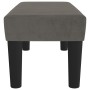 Banco de terciopelo gris oscuro 70x30x30 cm de vidaXL, Bancos - Ref: Foro24-346639, Precio: 39,36 €, Descuento: %