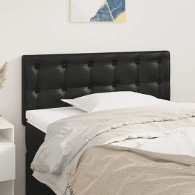 Black synthetic leather headboard 100x5x78/88 cm by vidaXL, Headboards and footboards - Ref: Foro24-346444, Price: 33,70 €, D...