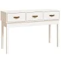 Mesa consola de madera maciza de pino blanco 114x40x75 cm de vidaXL, Mesas auxiliares - Ref: Foro24-821755, Precio: 113,18 €,...