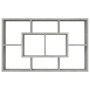 Estantería pared madera ingeniería gris hormigón 85x16x52,5 cm de vidaXL, Armarios y almacenamiento - Ref: Foro24-801422, Pre...