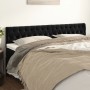 Cabeceros 2 unidades de terciopelo negro 100x7x78/88 cm de vidaXL, Cabeceros y pies de cama - Ref: Foro24-346392, Precio: 82,...