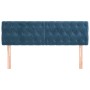Cabeceros 2 unidades de terciopelo azul oscuro 80x7x78/88 cm de vidaXL, Cabeceros y pies de cama - Ref: Foro24-346366, Precio...