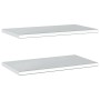 Estantes de pared 2 uds acero inoxidable plateado 75x40x3 cm en Estanterías | Comprar online en Foru.es