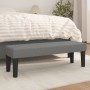 Banco de tela gris oscuro 100x30x30 cm de vidaXL, Bancos - Ref: Foro24-346645, Precio: 58,00 €, Descuento: %