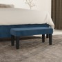 Banco de terciopelo azul oscuro 70x30x30 cm de vidaXL, Bancos - Ref: Foro24-346642, Precio: 43,48 €, Descuento: %