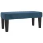 Banco de terciopelo azul oscuro 70x30x30 cm de vidaXL, Bancos - Ref: Foro24-346642, Precio: 42,40 €, Descuento: %