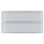 Estantes de pared 2 uds acero inoxidable plateado 75x40x3 cm en Estanterías | Comprar online en Foru.es