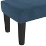 Banco de terciopelo azul oscuro 70x30x30 cm de vidaXL, Bancos - Ref: Foro24-346642, Precio: 42,40 €, Descuento: %