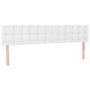 Cabeceros 2 unidades de cuero sintético blanco 100x5x78/88 cm de vidaXL, Cabeceros y pies de cama - Ref: Foro24-346525, Preci...