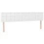 Headboards 2 units of white synthetic leather 100x5x78/88 cm by vidaXL, Headboards and footboards - Ref: Foro24-346525, Price...