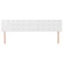 Headboards 2 units of white synthetic leather 100x5x78/88 cm by vidaXL, Headboards and footboards - Ref: Foro24-346525, Price...