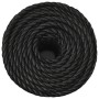 Cuerda de trabajo polipropileno negro 10 mm 250 m de vidaXL, Sogas y cuerdas metálicas - Ref: Foro24-153014, Precio: 70,02 €,...
