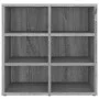 Mueble zapatero color gris Sonoma 52,5x30x50 cm de vidaXL, Taquillas y armarios de almacenamiento - Ref: Foro24-820510, Preci...