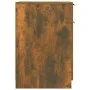 Armario de escritorio aglomerado roble ahumado 33,5x50x75 cm de vidaXL, Taquillas y armarios de almacenamiento - Ref: Foro24-...