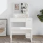 Tocador con espejo blanco 86,5x35x136 cm de vidaXL, Tocadores para dormitorios - Ref: Foro24-802957, Precio: 87,42 €, Descuen...