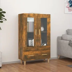 Smoked oak plywood sideboard 70x31x115 cm by vidaXL, Sideboards - Ref: Foro24-817477, Price: 89,16 €, Discount: %