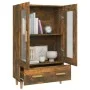 Aparador de madera contrachapada roble ahumado 70x31x115 cm de vidaXL, Aparadores - Ref: Foro24-817477, Precio: 89,16 €, Desc...