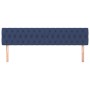Cabeceros 2 unidades de tela azul 90x7x78/88 cm de vidaXL, Cabeceros y pies de cama - Ref: Foro24-346374, Precio: 78,24 €, De...