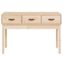 Mesa consola madera maciza de pino 114x40x75 cm de vidaXL, Mesas auxiliares - Ref: Foro24-821754, Precio: 103,77 €, Descuento: %