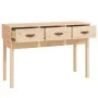 Mesa consola madera maciza de pino 114x40x75 cm de vidaXL, Mesas auxiliares - Ref: Foro24-821754, Precio: 102,45 €, Descuento: %