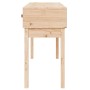 Mesa consola madera maciza de pino 114x40x75 cm de vidaXL, Mesas auxiliares - Ref: Foro24-821754, Precio: 103,77 €, Descuento: %