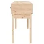 Mesa consola madera maciza de pino 114x40x75 cm de vidaXL, Mesas auxiliares - Ref: Foro24-821754, Precio: 102,45 €, Descuento: %