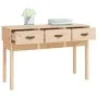 Mesa consola madera maciza de pino 114x40x75 cm de vidaXL, Mesas auxiliares - Ref: Foro24-821754, Precio: 102,45 €, Descuento: %