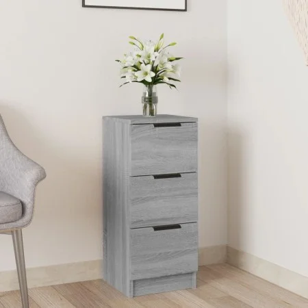 Aparador de madera contrachapada gris Sonoma 30x30x70 cm de vidaXL, Aparadores - Ref: Foro24-817014, Precio: 48,88 €, Descuen...