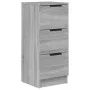 Sonoma gray plywood sideboard 30x30x70 cm by vidaXL, Sideboards - Ref: Foro24-817014, Price: 48,88 €, Discount: %