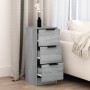 Aparador de madera contrachapada gris Sonoma 30x30x70 cm de vidaXL, Aparadores - Ref: Foro24-817014, Precio: 46,66 €, Descuen...