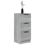Aparador de madera contrachapada gris Sonoma 30x30x70 cm de vidaXL, Aparadores - Ref: Foro24-817014, Precio: 46,66 €, Descuen...