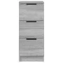 Sonoma gray plywood sideboard 30x30x70 cm by vidaXL, Sideboards - Ref: Foro24-817014, Price: 48,88 €, Discount: %