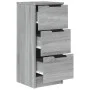 Sonoma gray plywood sideboard 30x30x70 cm by vidaXL, Sideboards - Ref: Foro24-817014, Price: 48,88 €, Discount: %