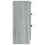 Aparador de madera contrachapada gris Sonoma 30x30x70 cm de vidaXL, Aparadores - Ref: Foro24-817014, Precio: 46,66 €, Descuen...