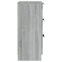 Sonoma gray plywood sideboard 30x30x70 cm by vidaXL, Sideboards - Ref: Foro24-817014, Price: 48,88 €, Discount: %