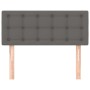 Cabecero de cuero sintético gris 90x5x78/88 cm de vidaXL, Cabeceros y pies de cama - Ref: Foro24-346428, Precio: 42,19 €, Des...
