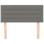 Cabecero de tela gris oscuro 100x5x78/88 cm de vidaXL, Cabeceros y pies de cama - Ref: Foro24-346131, Precio: 35,80 €, Descue...