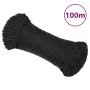 Black polypropylene work rope 8 mm 100 m by vidaXL, Ropes and metal cords - Ref: Foro24-153008, Price: 23,64 €, Discount: %