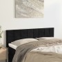 Cabeceros 2 unidades terciopelo negro 72x5x78/88 cm de vidaXL, Cabeceros y pies de cama - Ref: Foro24-346056, Precio: 48,16 €...