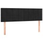 Cabeceros 2 unidades terciopelo negro 72x5x78/88 cm de vidaXL, Cabeceros y pies de cama - Ref: Foro24-346056, Precio: 48,16 €...