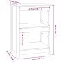 Estantería madera maciza de pino 50x35x68 cm de vidaXL, Librerías y estanterías - Ref: Foro24-821699, Precio: 61,30 €, Descue...