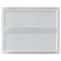 Estantes de pared 2 uds acero inoxidable plateado 50x40x3 cm en Estanterías | Comprar online en Foru.es