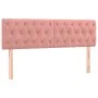 Headboards 2 units of pink velvet 80x7x78/88 cm by vidaXL, Headboards and footboards - Ref: Foro24-346367, Price: 69,54 €, Di...