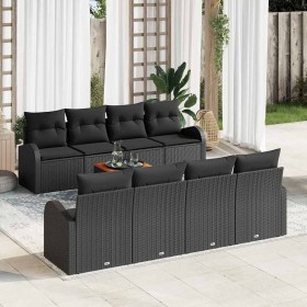 Conjunto de sofás de jardín 9 pcs Negro ratán sintético en Sofás de exterior | Comprar online en Foru.es