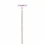 White polypropylene work rope 3 mm 25 m by vidaXL, Ropes and metal cords - Ref: Foro24-153035, Price: 9,45 €, Discount: %